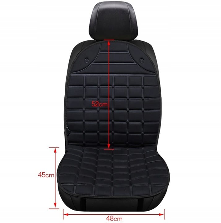 Mata Grzewcza Na Fotel Siedzenie Podgrzewana 12v Z Pilotem Do Samochodu