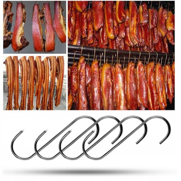 Haki Haczyki Do Wędzenia Kiełbasy Wędzarnicze Wędlin 15szt Duze Stal Nierdz