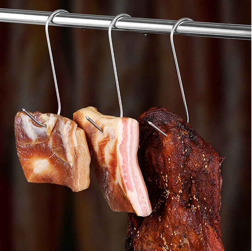 Haki Haczyki Do Wędzenia Kiełbasy Wędzarnicze Wędlin 15szt Duze Stal Nierdz