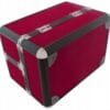 Elegancki Kufer Kuferek Kosmetyczny Na Kosmetyki Walizka Pojemny Purpurowy