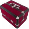 Elegancki Kufer Kuferek Kosmetyczny Na Kosmetyki Walizka Pojemny Purpurowy