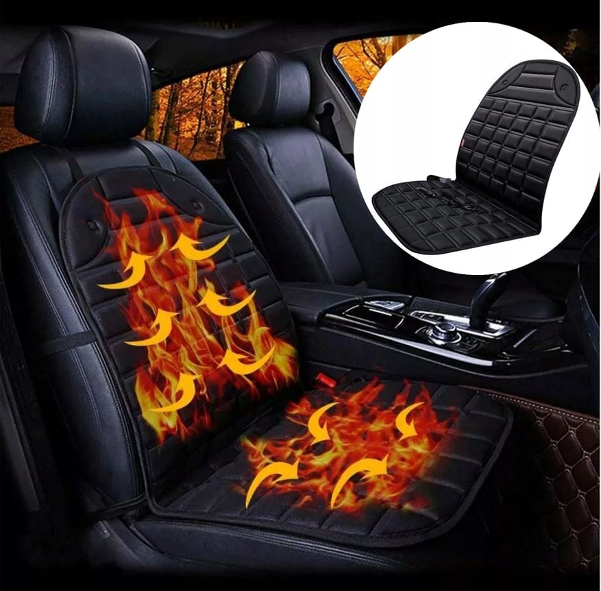 Mata Grzewcza Na Fotel Siedzenie Podgrzewana 12v Z Pilotem Do Samochodu