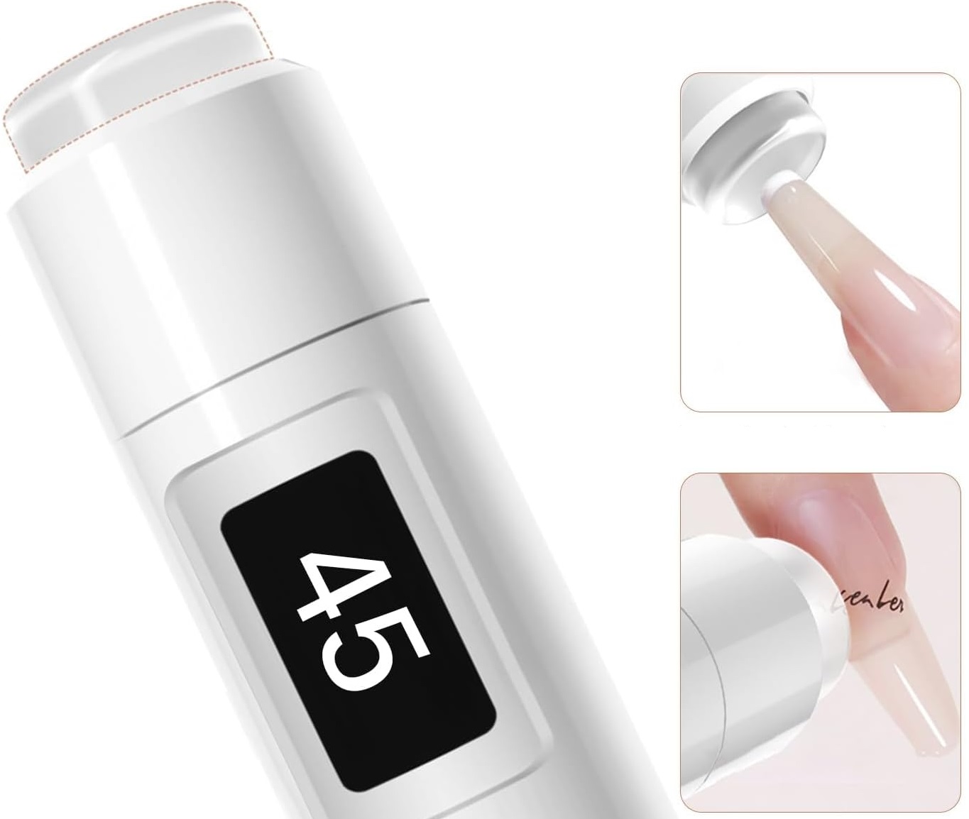 Latarka Do Paznokci Lampa Uv Led Do Form Górnych Mini Statyw 3w Usb Biała