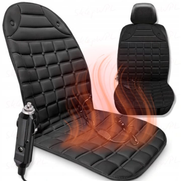 Mata Grzewcza Na Fotel Siedzenie Podgrzewana 12v Z Pilotem Do Samochodu