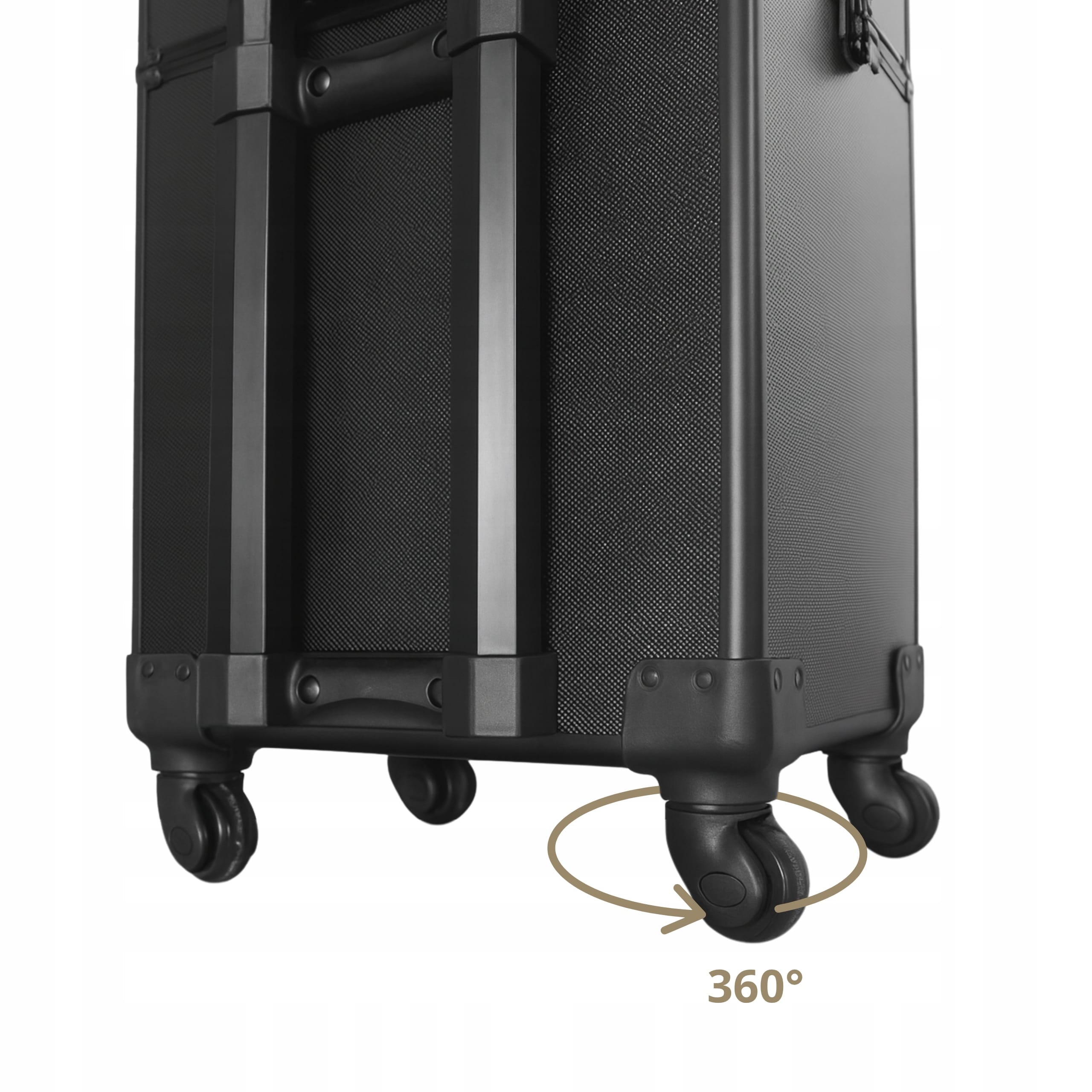 Kufer Kosmetyczny Na Kółkach Xxl Na Kosmetyki Lampę Lakiery 96 cm Mobilny