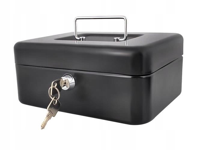 Metalowa Kasetka Na Pieniądze Sejf Na Klucz Xl