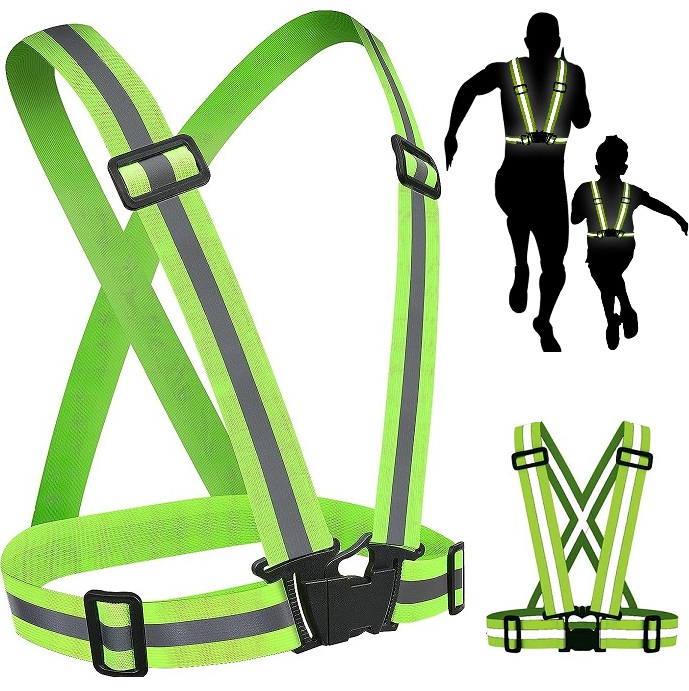 Szelki Odblaskowe Kamizelka Drogowa Ostrzegawcza Na Motor Rower Itp Odblask