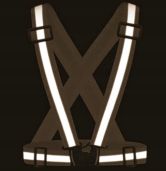 Szelki Odblaskowe Kamizelka Drogowa Ostrzegawcza Na Motor Rower Itp Odblask