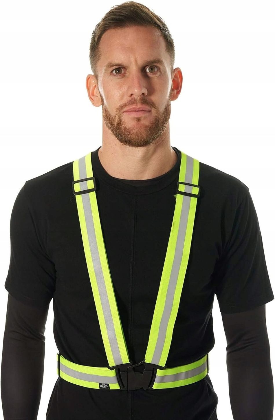 Szelki Odblaskowe Kamizelka Drogowa Ostrzegawcza Na Motor Rower Itp Odblask