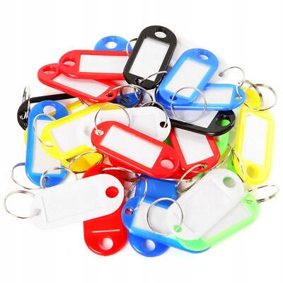 Zawieszka Brelok Identyfikator Do Kluczy Zawieszki Identyfikatory 100 Sztuk