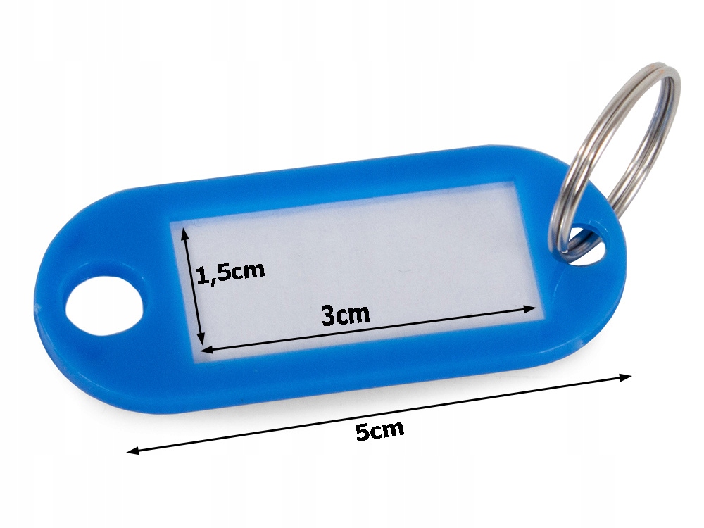Zawieszka Brelok Identyfikator Do Kluczy Zawieszki Identyfikatory 100 Sztuk