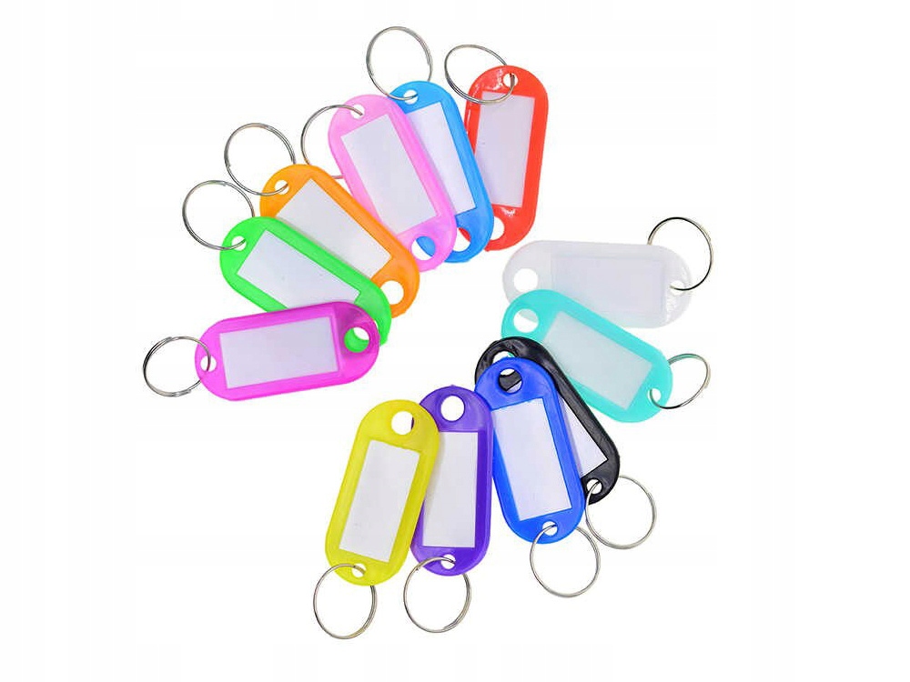 Zawieszka Brelok Identyfikator Do Kluczy Zawieszki Identyfikatory 100 Sztuk