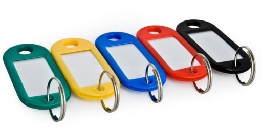 Zawieszka Brelok Identyfikator Do Kluczy Zawieszki Identyfikatory 100 Sztuk