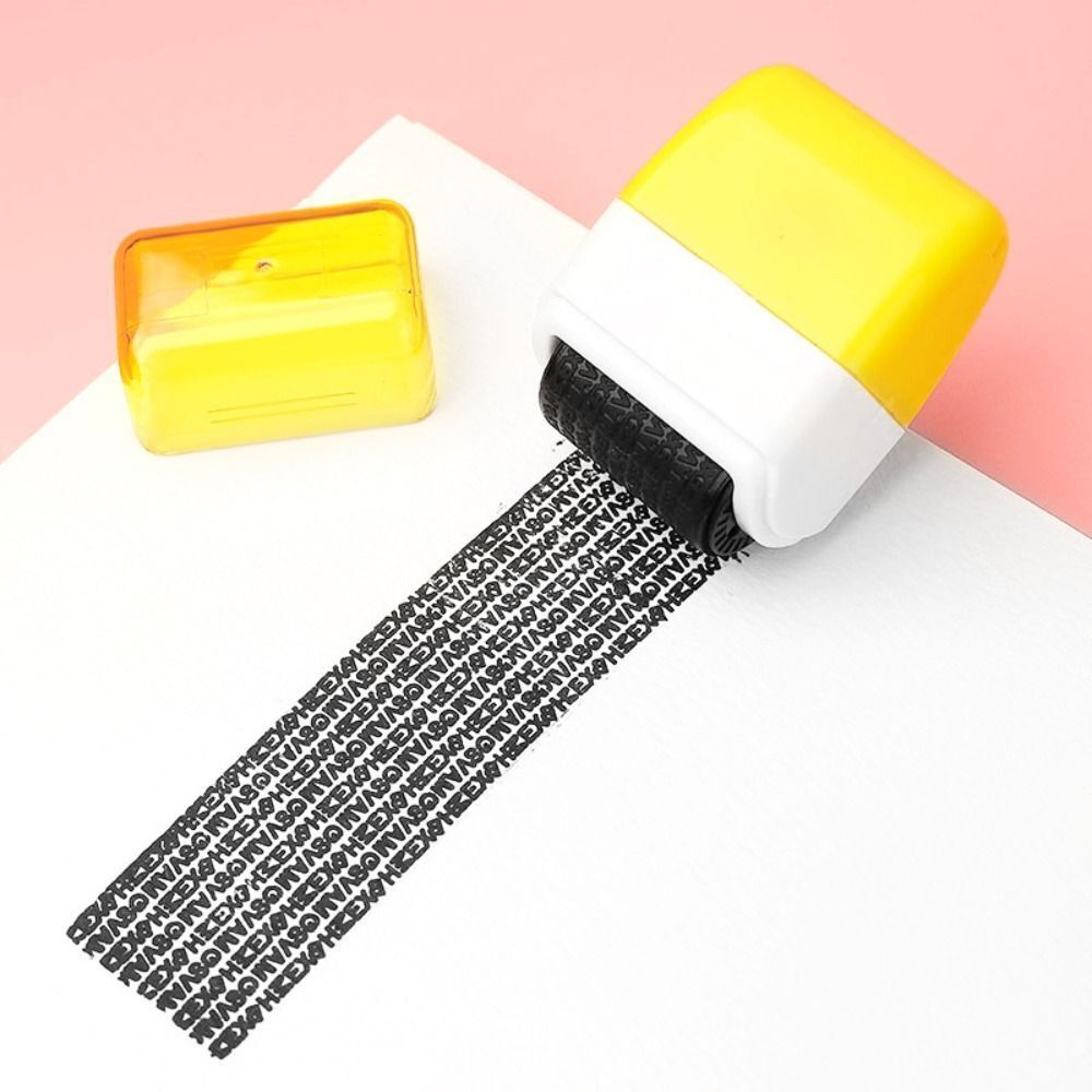 Pieczątka Maskująca Rodo Dane Roller Do Wrażliwych Danych Rolka Kamuflaż