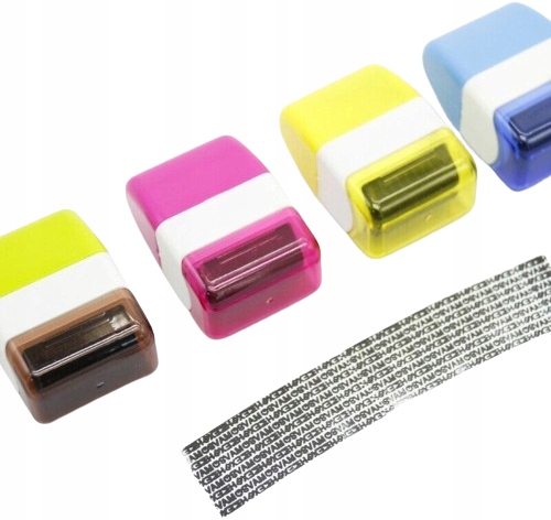 Pieczątka Maskująca Rodo Dane Roller Do Wrażliwych Danych Rolka Kamuflaż