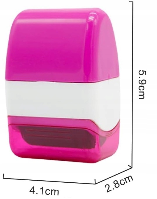 Pieczątka Maskująca Rodo Dane Roller Do Wrażliwych Danych Rolka Kamuflaż