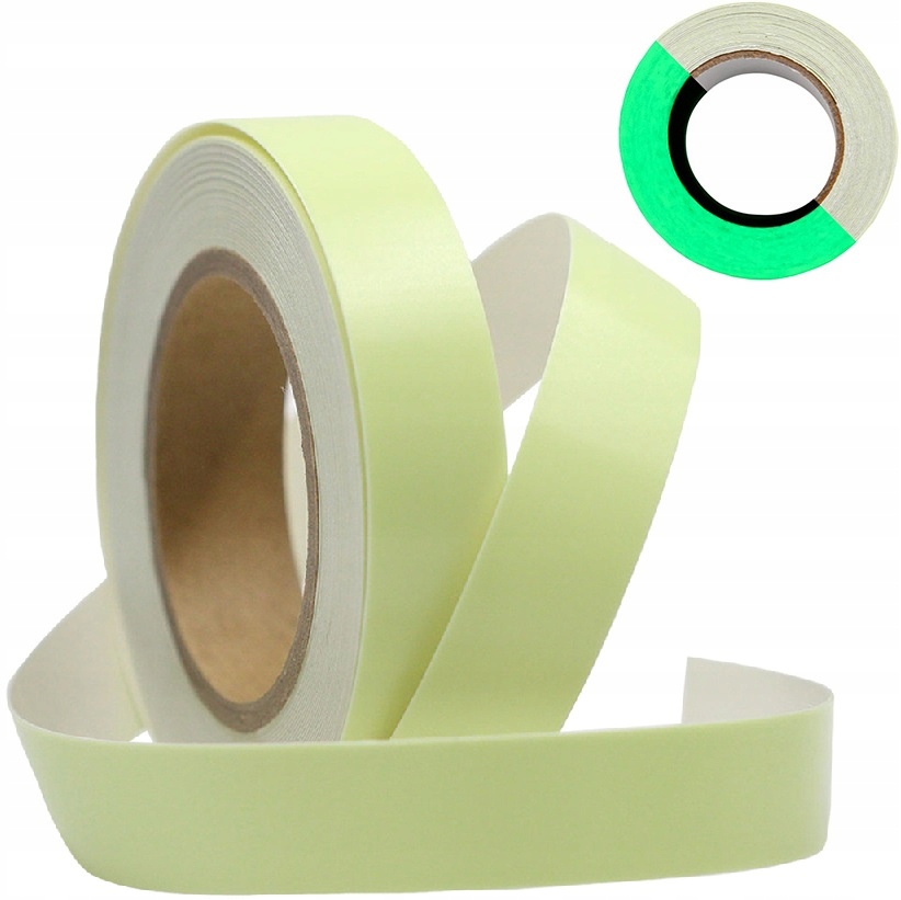 Samoprzylepna Taśma Fluorescencyjna Świecąca W Ciemności W Nocy 2cm X3 m