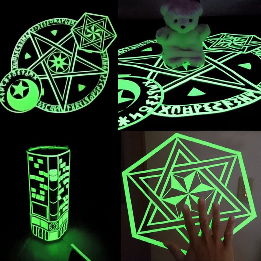 Samoprzylepna Taśma Fluorescencyjna Świecąca W Ciemności W Nocy 2cm X3 m