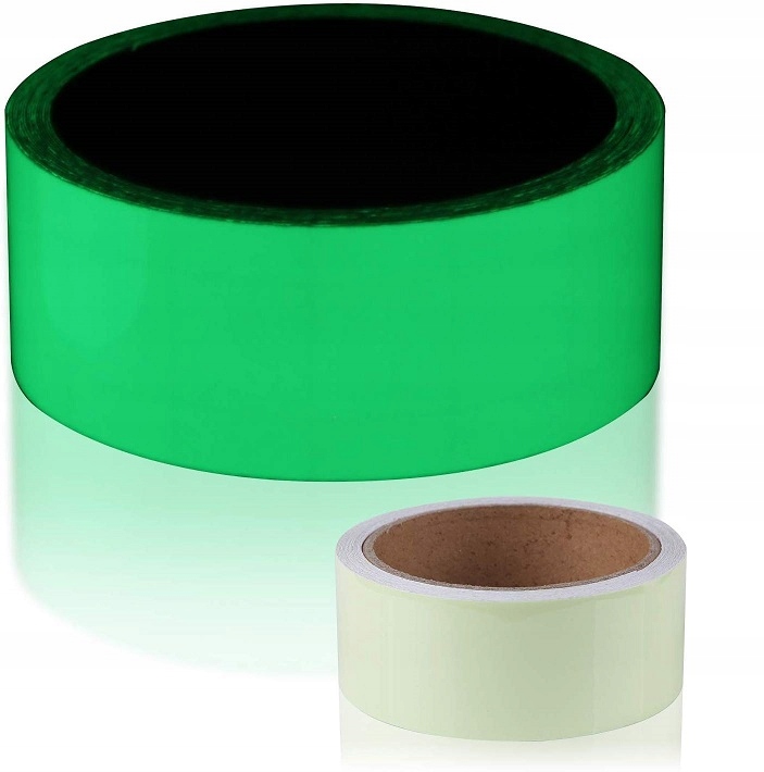 Samoprzylepna Taśma Fluorescencyjna Świecąca W Ciemności W Nocy 2cm X3 m