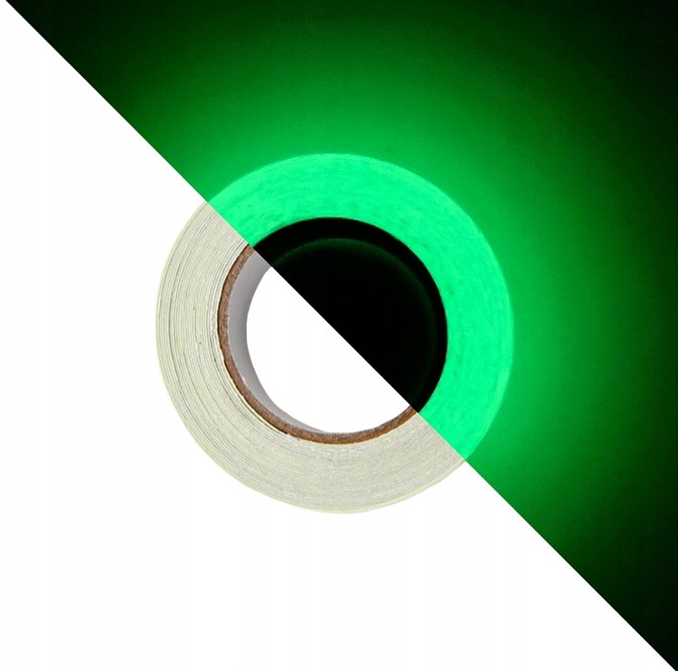 Samoprzylepna Taśma Fluorescencyjna Świecąca W Ciemności W Nocy 2cm X3 m