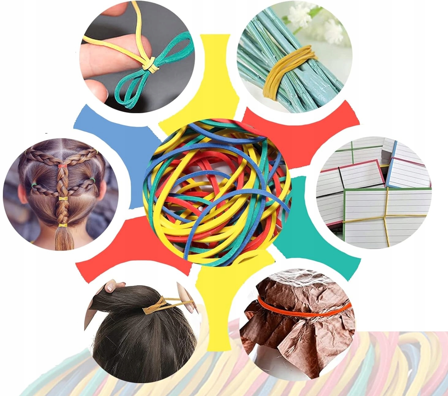 Gumki Recepturki Mocne Gumeczki Gumka Recepturka Zestaw Gumek Recepturek