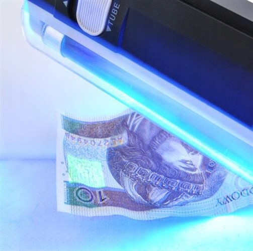 Kieszonkowy Tester Do Sprawdzania Banknotów Lampa Uv Ultrafiolet Fałszywki