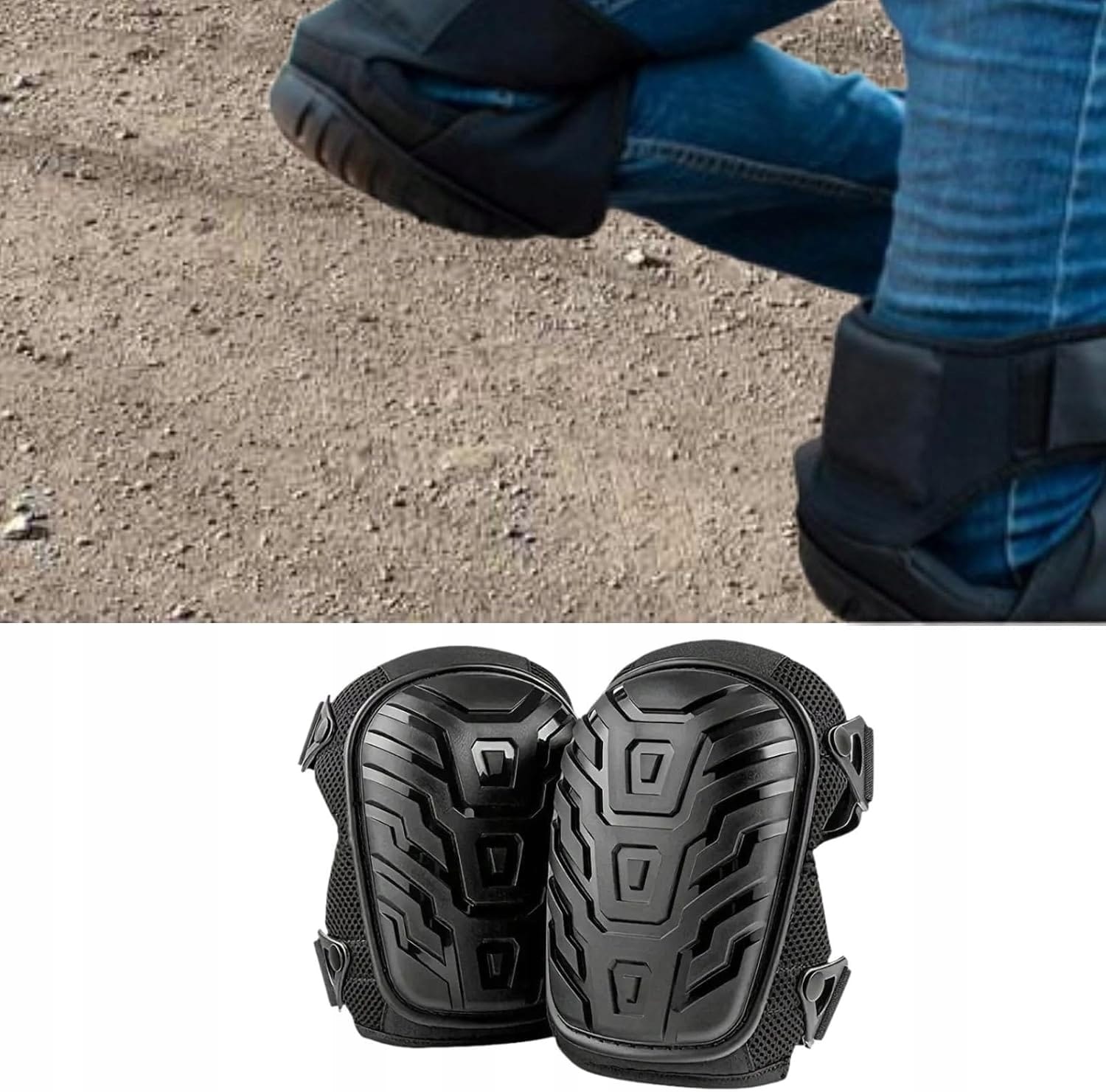 image-7366.jpeg Nakolanniki Ochraniacze Kolan Robocze Żelowe Wygodne Budowlane Wzmocnione