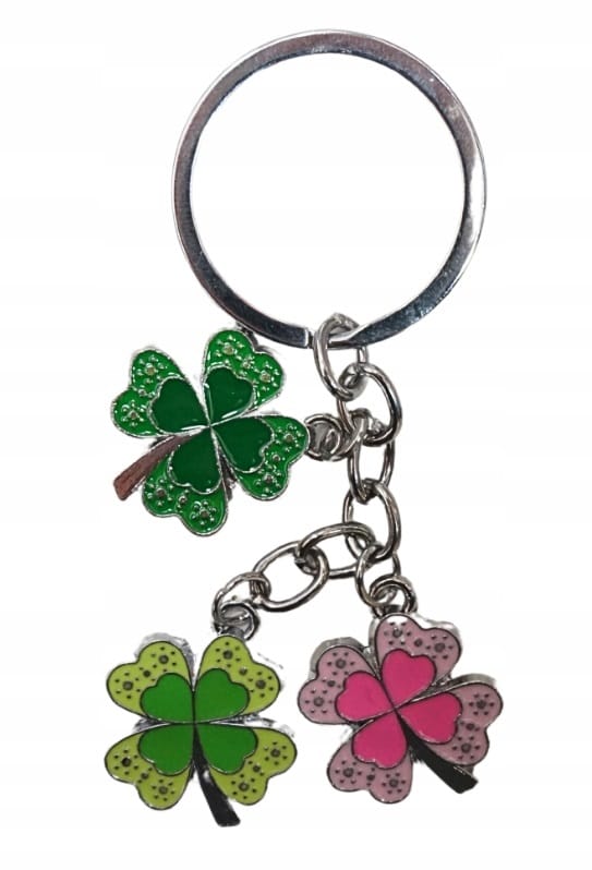 Brelok Do Kluczy Koniczynki Koniczyna Na Prezent Szczęście Pamiątka