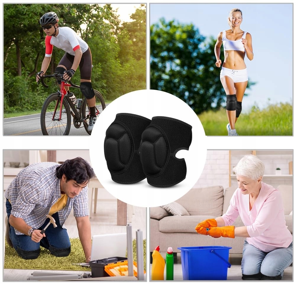 2x Nakolanniki Robocze Ochraniacze Na Kolana Piankowe Ogrodowe Miękkie M/l