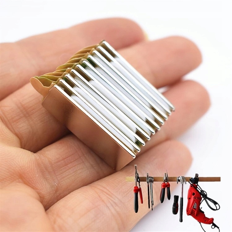 Magnes Neodymowy Płytkowy 30x10x1mm Klej 3m Samoprzylepny Zestaw 10 Sztuk