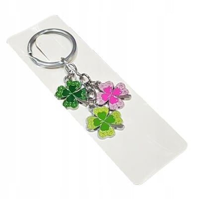 Brelok Do Kluczy Koniczynki Koniczyna Na Prezent Szczęście Pamiątka