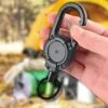 Zwijak Na Klucze Linka Brelok Retraktor Z Karabińczykiem Do Paska Zwijana
