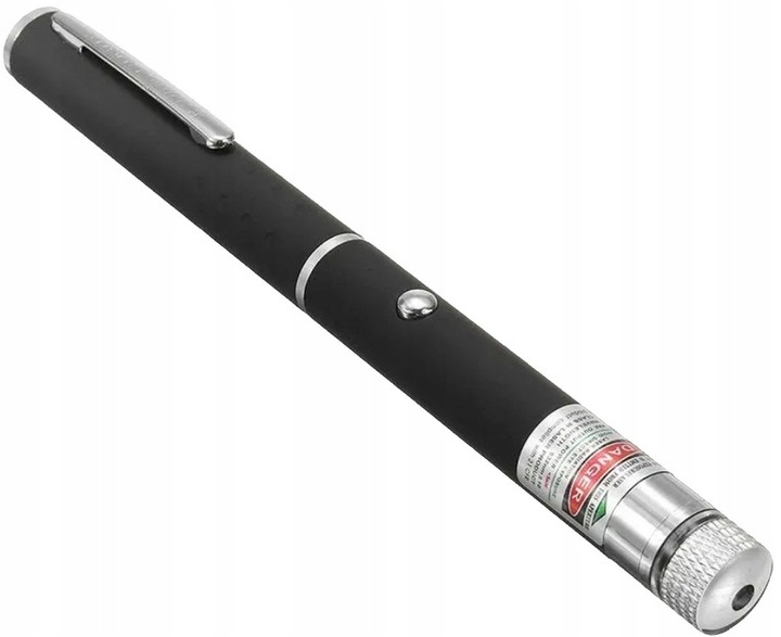 Mocny Laser Długopis Wskaźnik Laserowy + 5 Końcówek Zabawka Dla Kota Usb