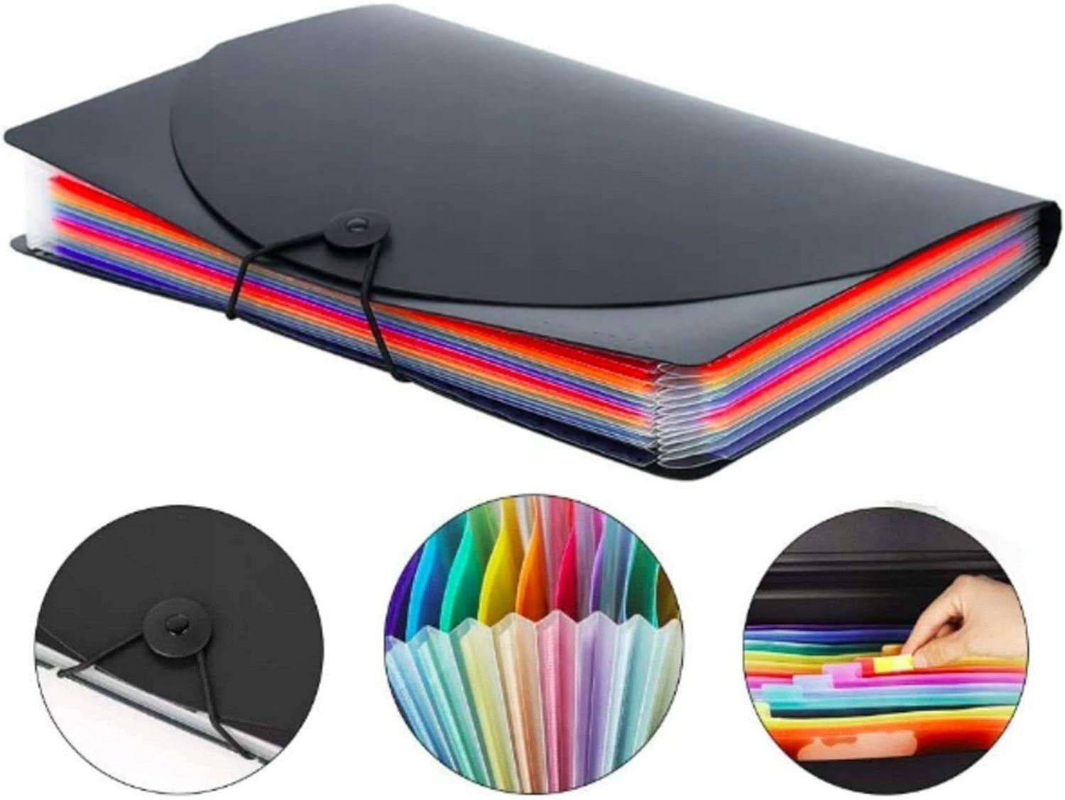 Teczka A4 Na Dokumenty Organizer Harmonijka Segregator Akta 25 Przegródek