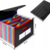 Teczka A4 Na Dokumenty Organizer Harmonijka Segregator Akta 25 Przegródek