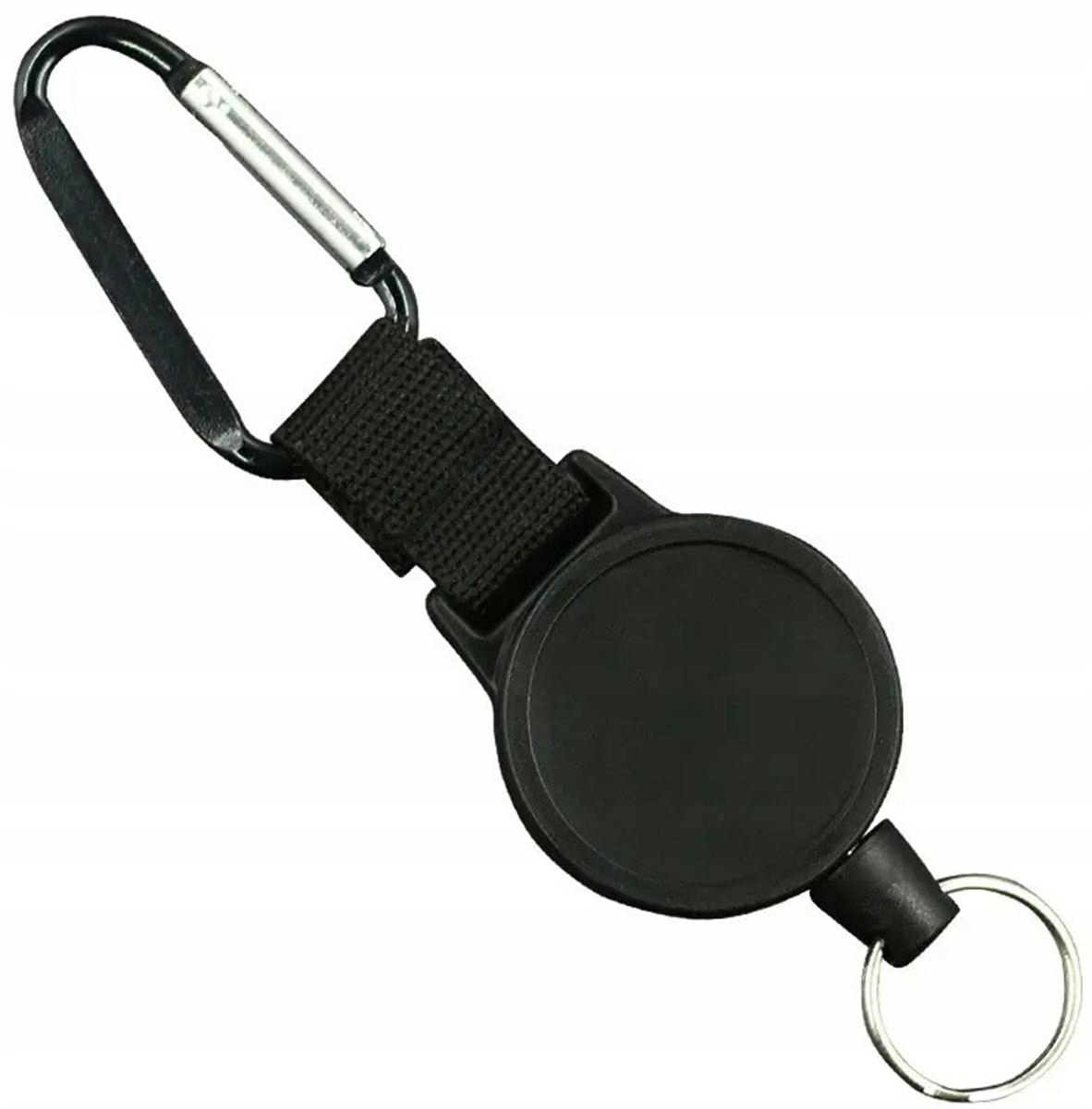 Identyfikator Linka Zwijana Retraktor Brelok Przypustkę Klucz Karabińczyk