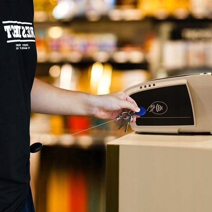 Identyfikator Linka Zwijana Retraktor Brelok Przypustkę Klucz Karabińczyk