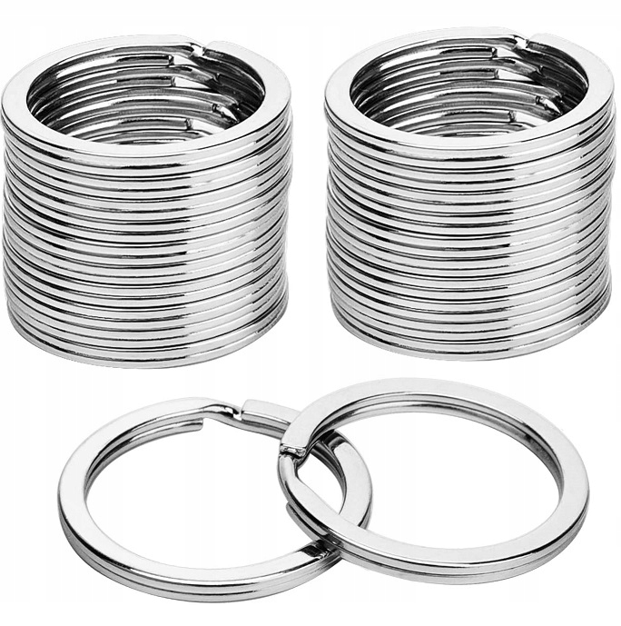 Baza Do Breloków Kółeczko Kółko Do Kluczy 30mm X10