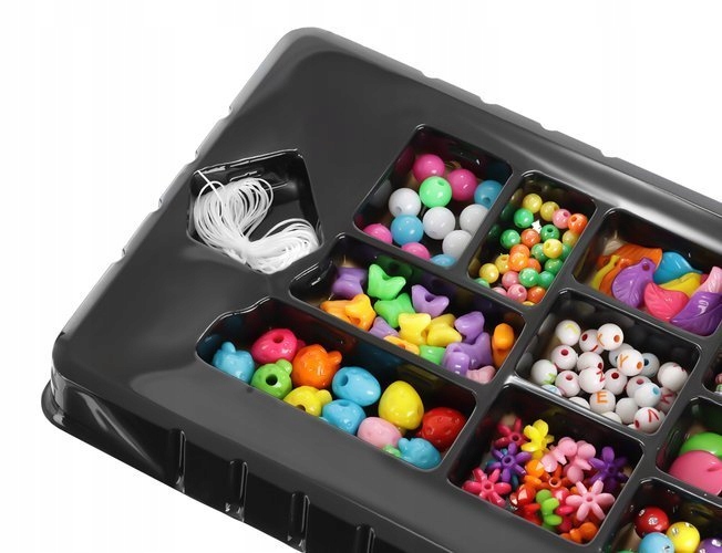 Zestaw Koralików Do Robienia Bransoletek Naszyjników Koraliki Diy Prezent