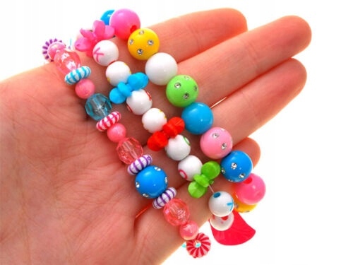 Zestaw Koralików Do Robienia Bransoletek Naszyjników Koraliki Diy Prezent