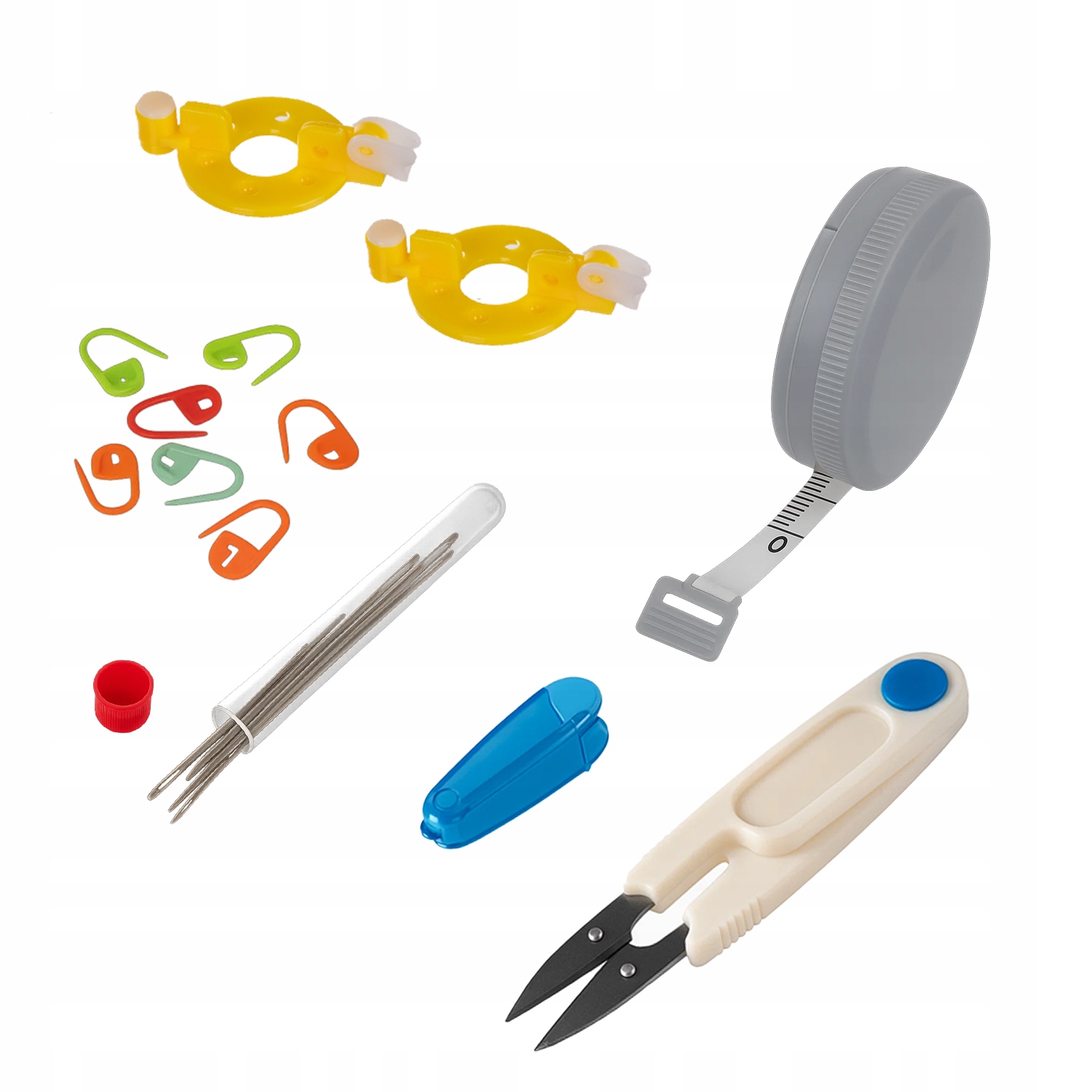 Zestaw Do Szydełkowania Szydełka 0,6-6,0 Akcesoria W Etui 58el Do Nauki Xxl