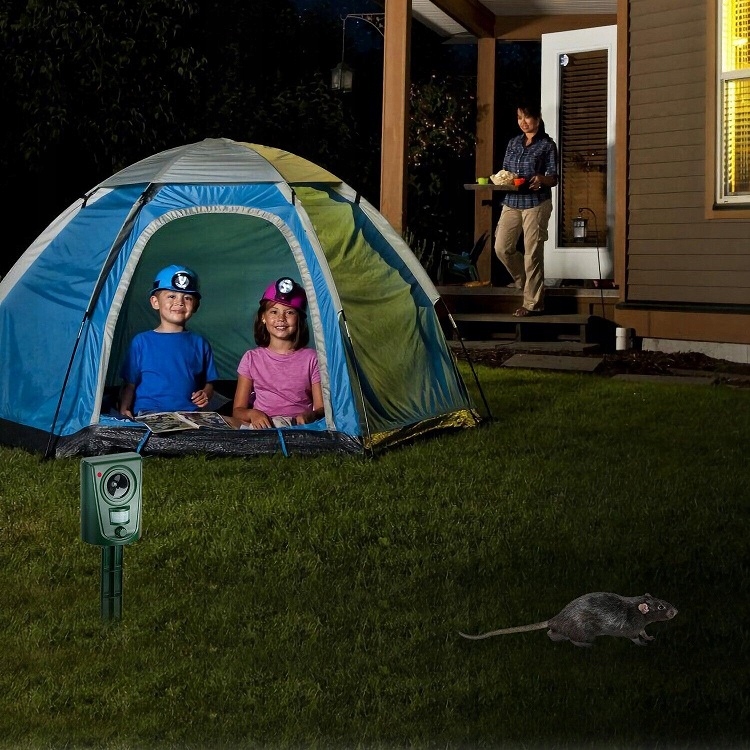 Odstraszacz Zwierząt Kotów Psów Dzików Saren Ptaków Itp + Lokalizator Ruchu