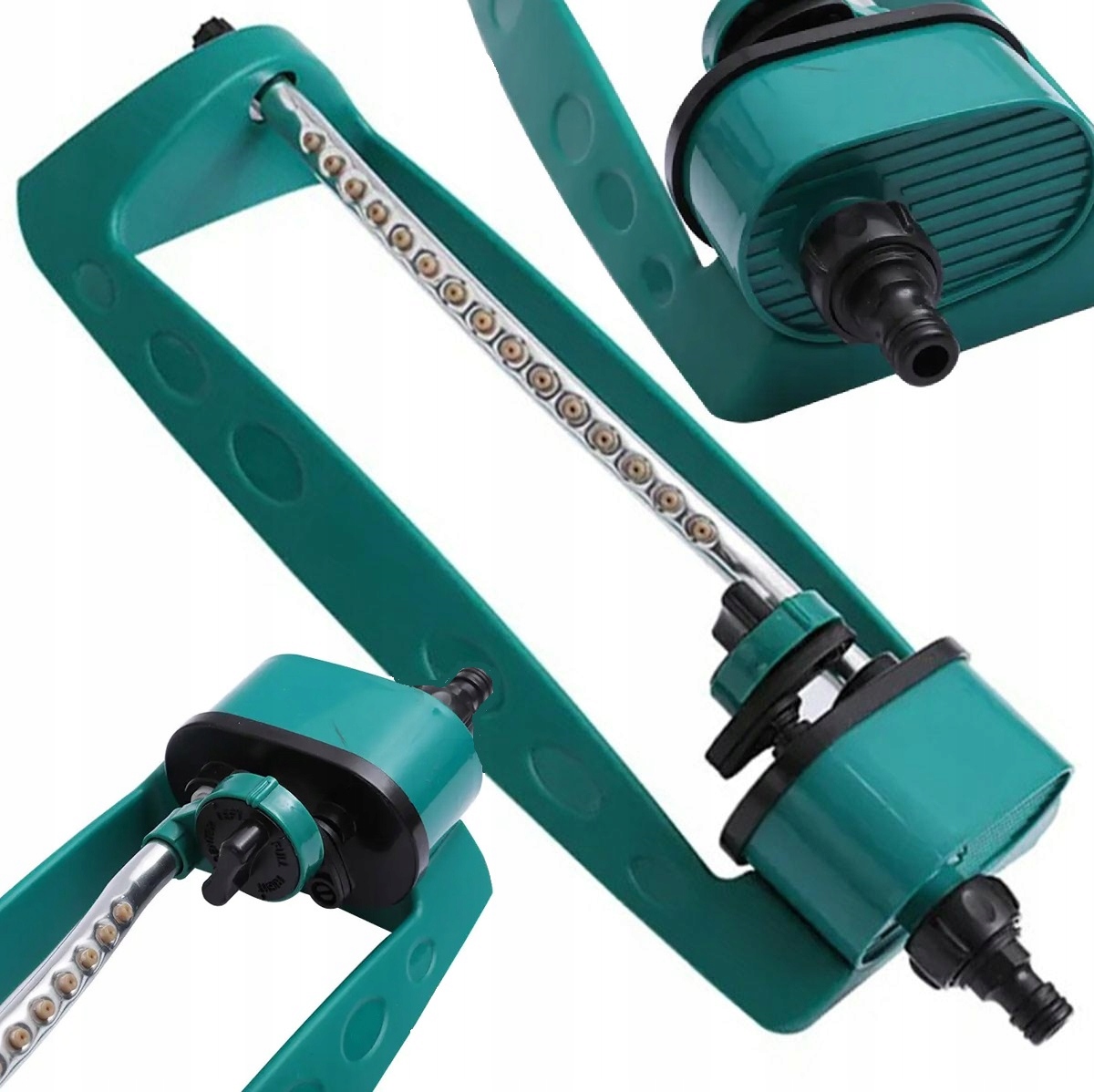 Zraszacz Ogrodowy Zraszacz Wahadłowy Oscylacyjny Regulowany 1/2'' 3/4"" Duży