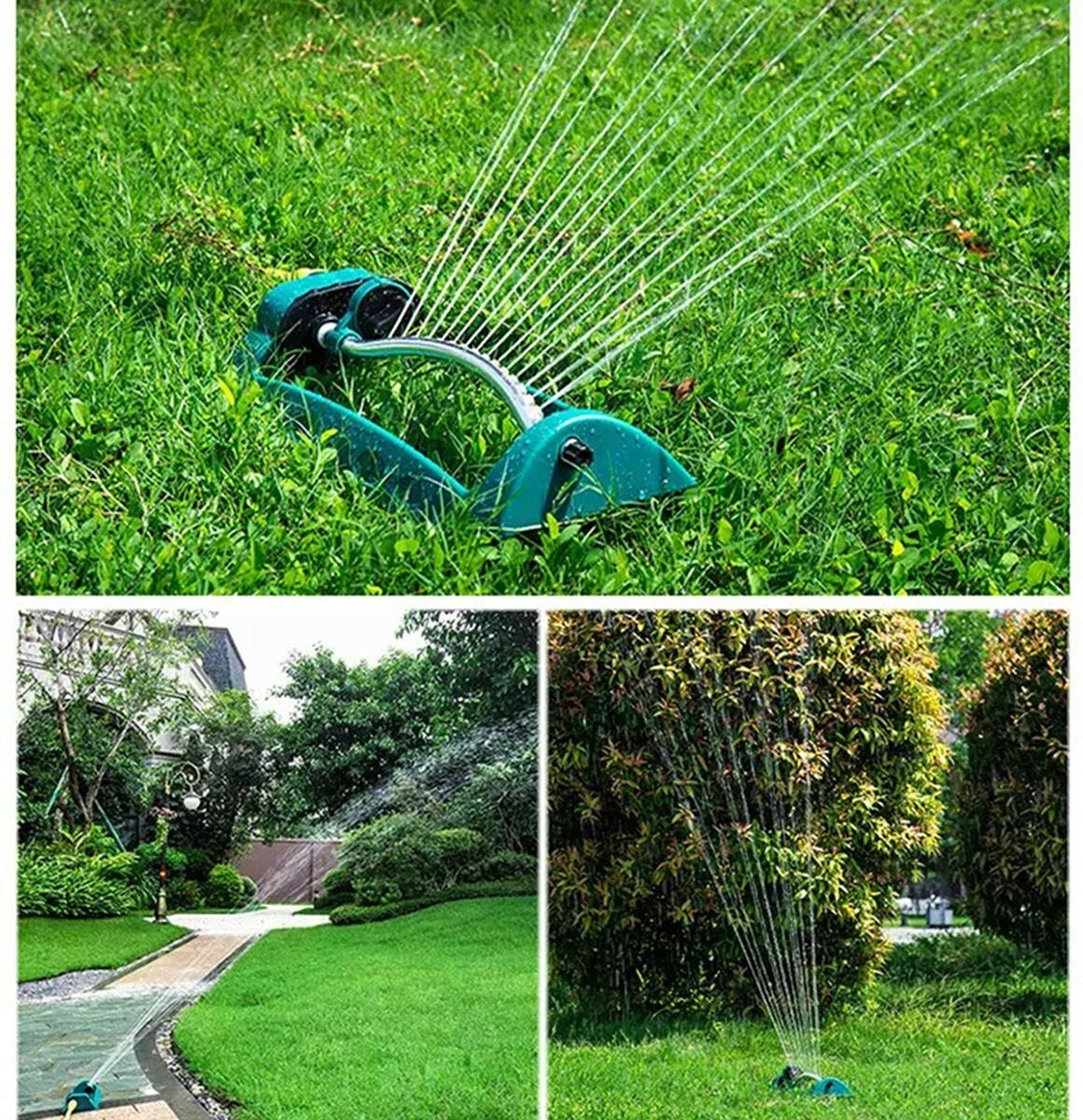 Zraszacz Ogrodowy Zraszacz Wahadłowy Oscylacyjny Regulowany 1/2'' 3/4"" Duży