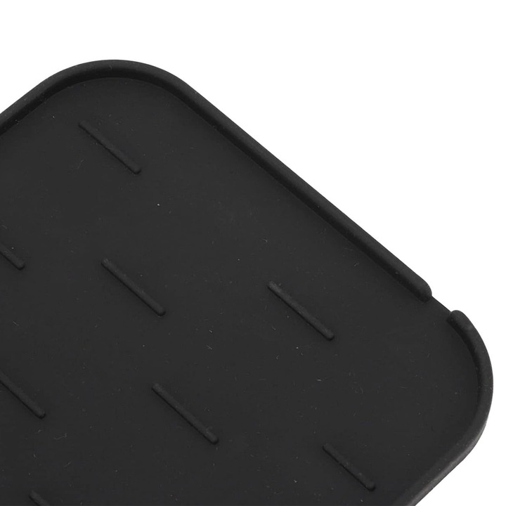 Silikonowa Mata Na Zlew Ociekacz Pod Kran Kranu Do Zlewu Kuchennego Czarna