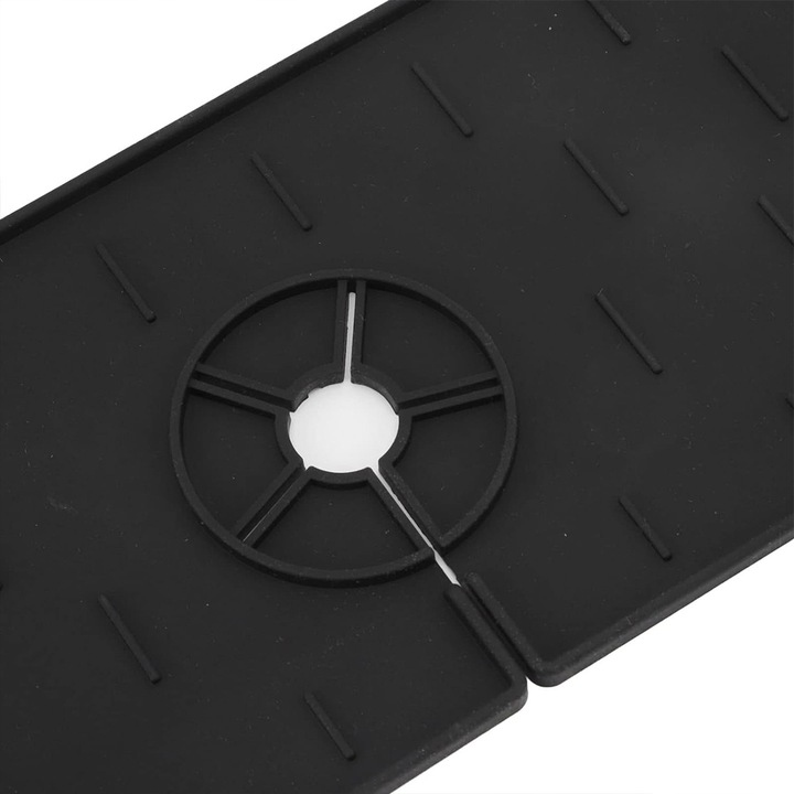 Silikonowa Mata Na Zlew Ociekacz Pod Kran Kranu Do Zlewu Kuchennego Czarna