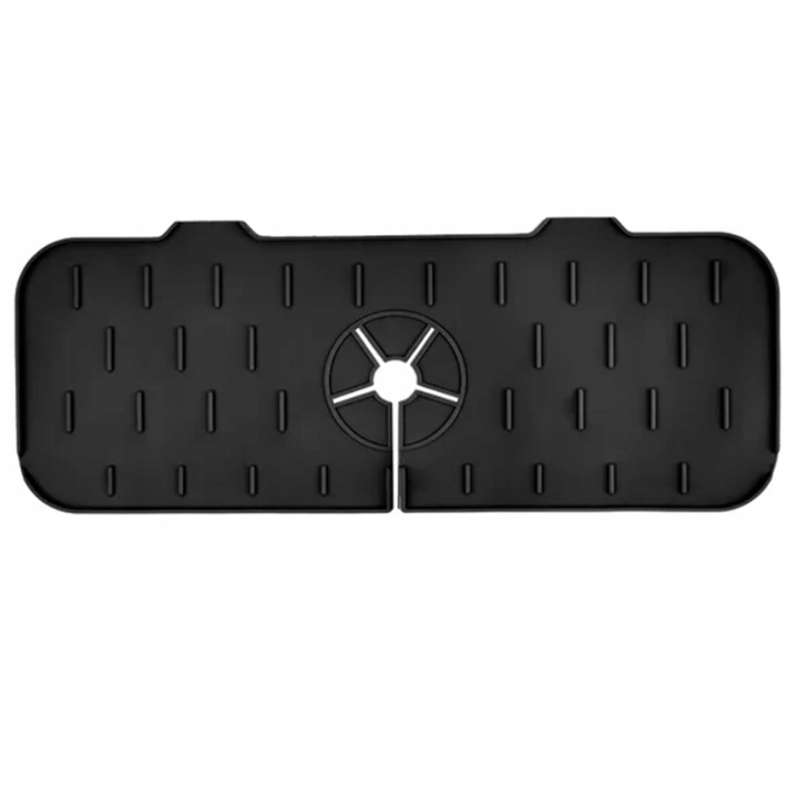 Silikonowa Mata Na Zlew Ociekacz Pod Kran Kranu Do Zlewu Kuchennego Czarna