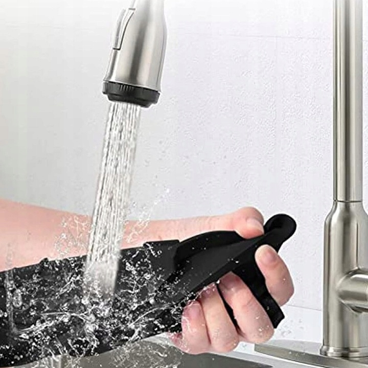 Silikonowa Mata Na Zlew Ociekacz Pod Kran Kranu Do Zlewu Kuchennego Czarna