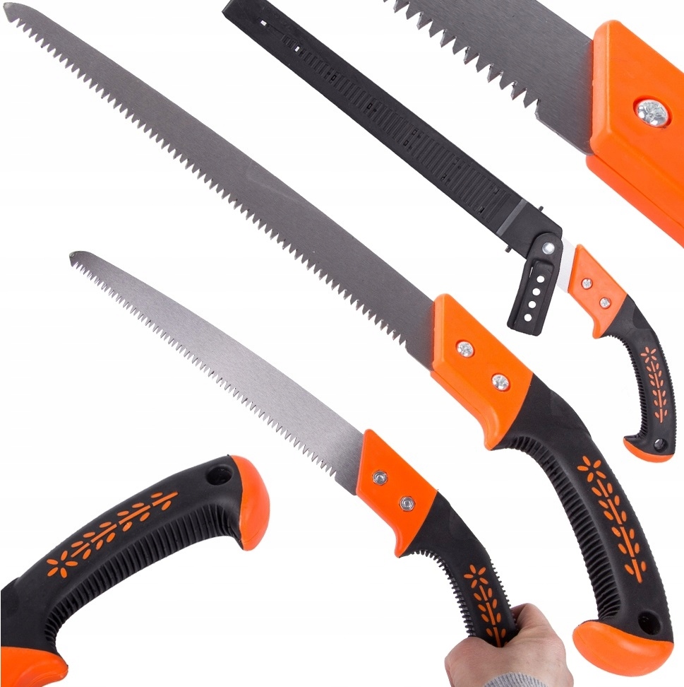 Piła Ogrodowa Piłka Ręczna Do Cięcia Drzewa Gałęzi Ergonomiczny Uchwyt