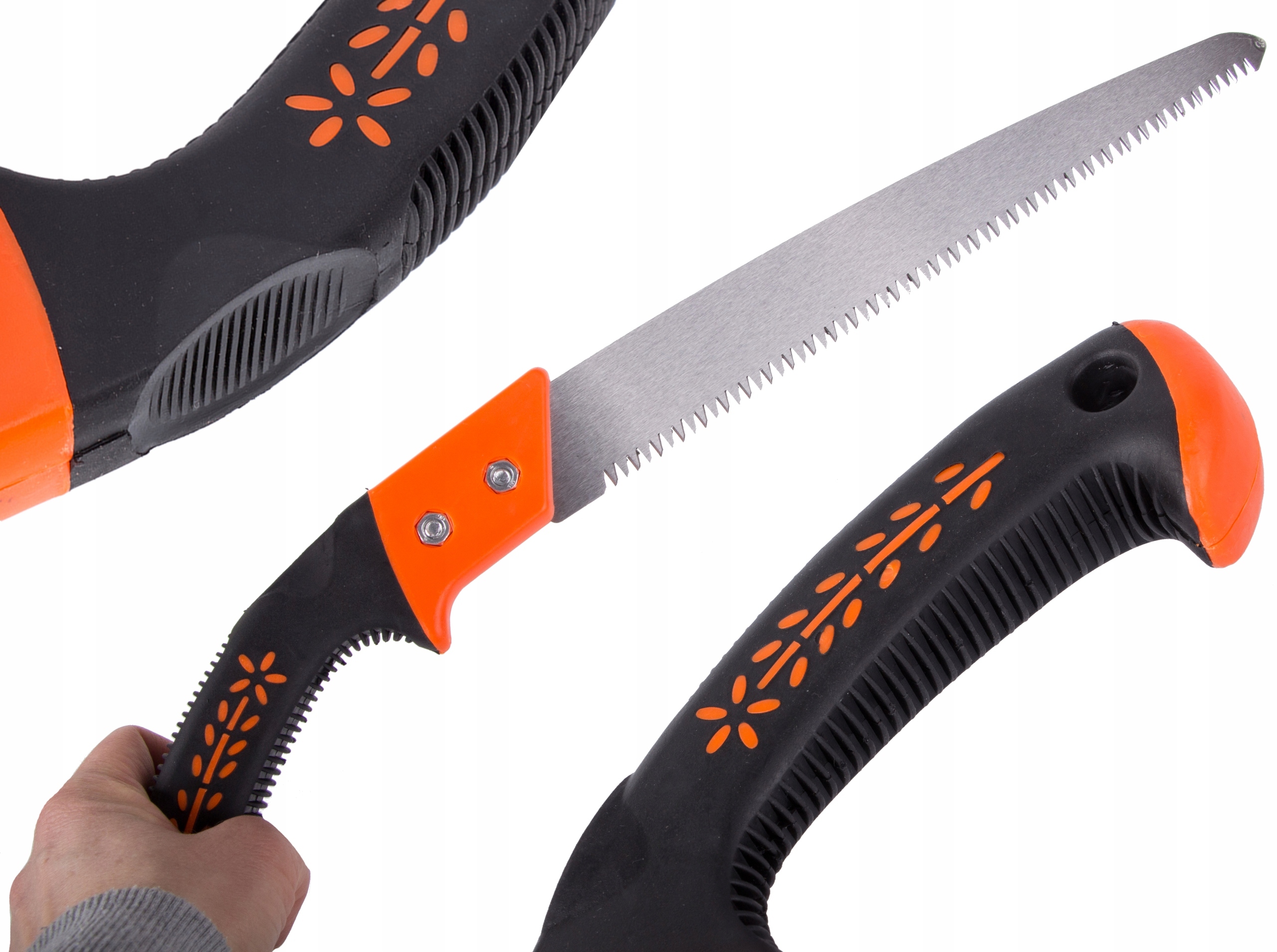 Piła Ogrodowa Piłka Ręczna Do Cięcia Drzewa Gałęzi Ergonomiczny Uchwyt